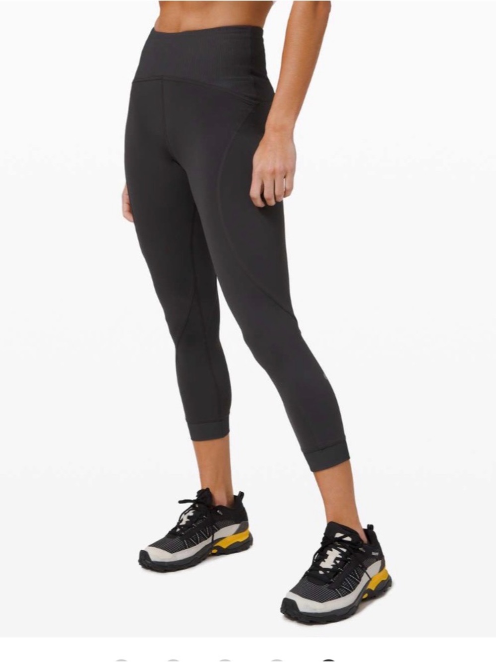 Lululemon Train Free High-Rise Crop 23" Graphite Grey 12